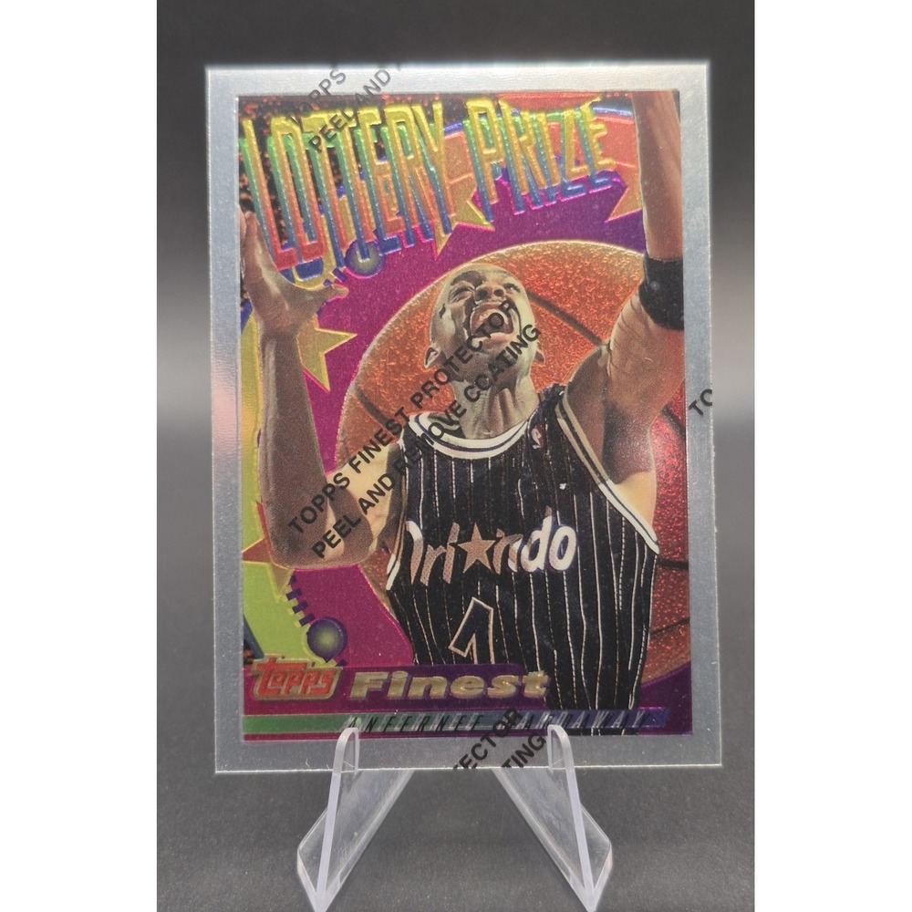 1995 Topps Finest Anfernee Hardaway LP 20 Lottery Prize Orlando Magic Insert